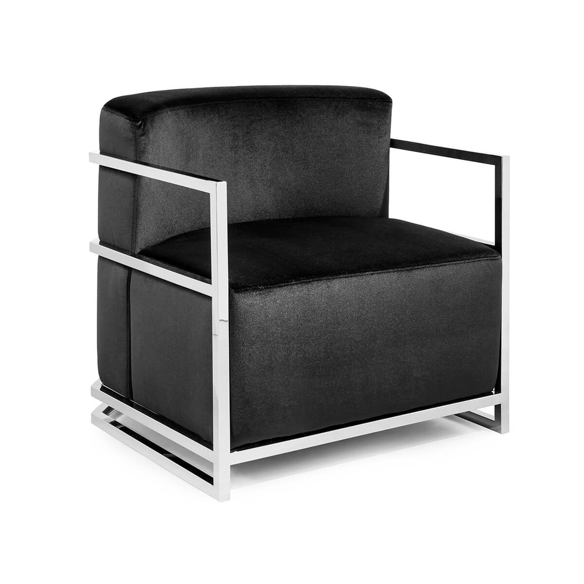 700371-90 ABHIKA КРЕСЛО JUDE BLACK  - Вид №1