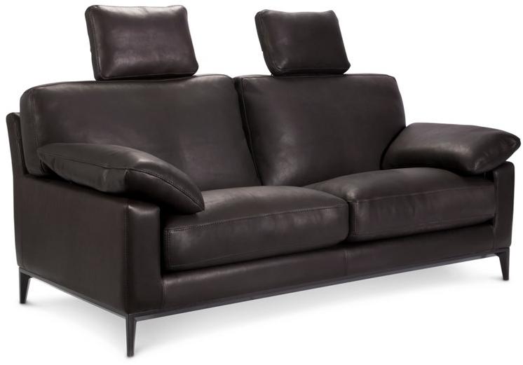 Duvivier Canapés 3-х местный кожаный диван с подголовником  Mttxxf22, mattxf22  - Вид №1