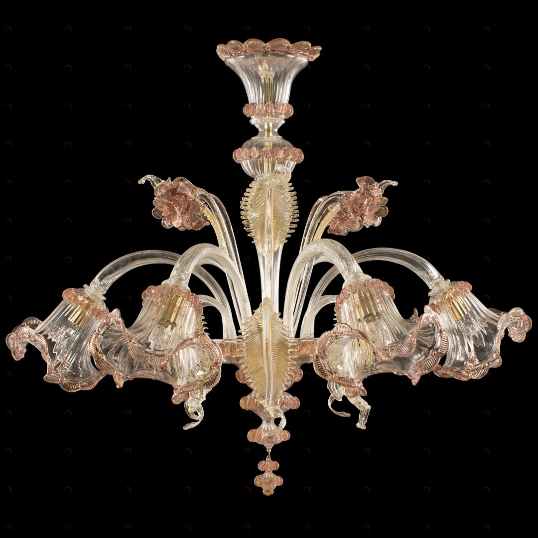 1103 ORIGINALMURANOGLASS Люстра Аметистовые Побеги - Классик - муранское стекло OMG  см CLASSICO