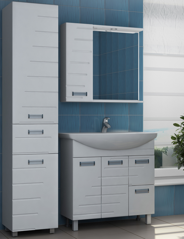 Тумба Diana 800 (Балтика)800⨉470⨉830 мм белый Santreyd sun-id-665163 - Вид №3