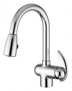 72067CR Смеситель Ramses с вытяжным изливом для кухни, цвет хром