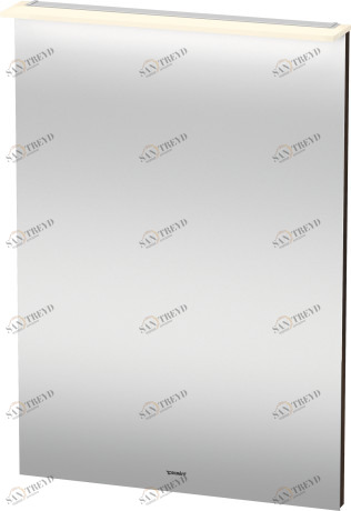 XL749206969 Зеркало с подсветкой X-Large #XL7492 600 x 36/105 мм Орех брашированный (натуральный шпон) Duravit