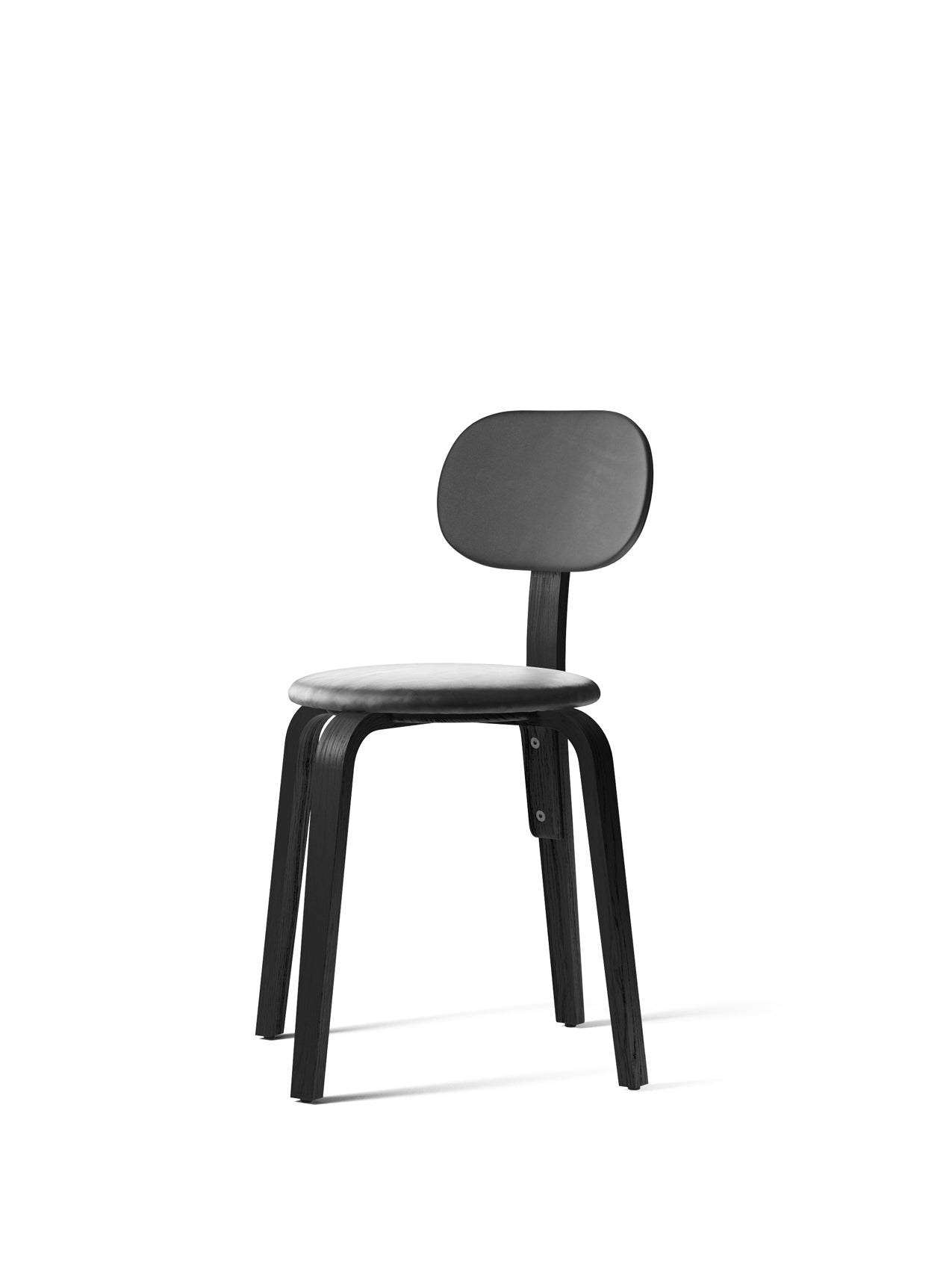 5709262043170 Afteroom Plus, Обеденный стул на деревянной основе, обитый LuceLight  - Вид №36