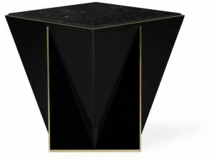 LUXXU Квадратный лакированный журнальный столик для гостиной Prisma