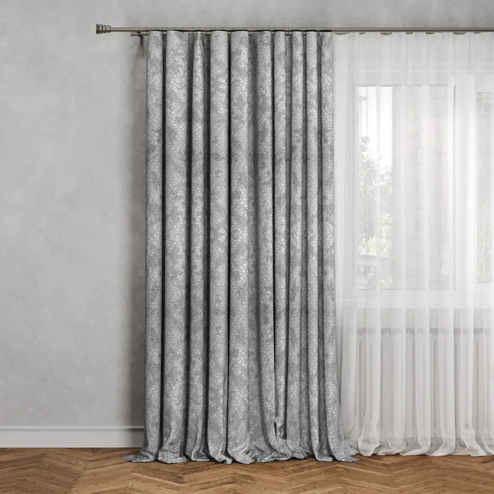 MIAMOZA Штора на ленте Калейдоскоп - бархатный декор для уютного интерьера 89052361 STLM-1029252