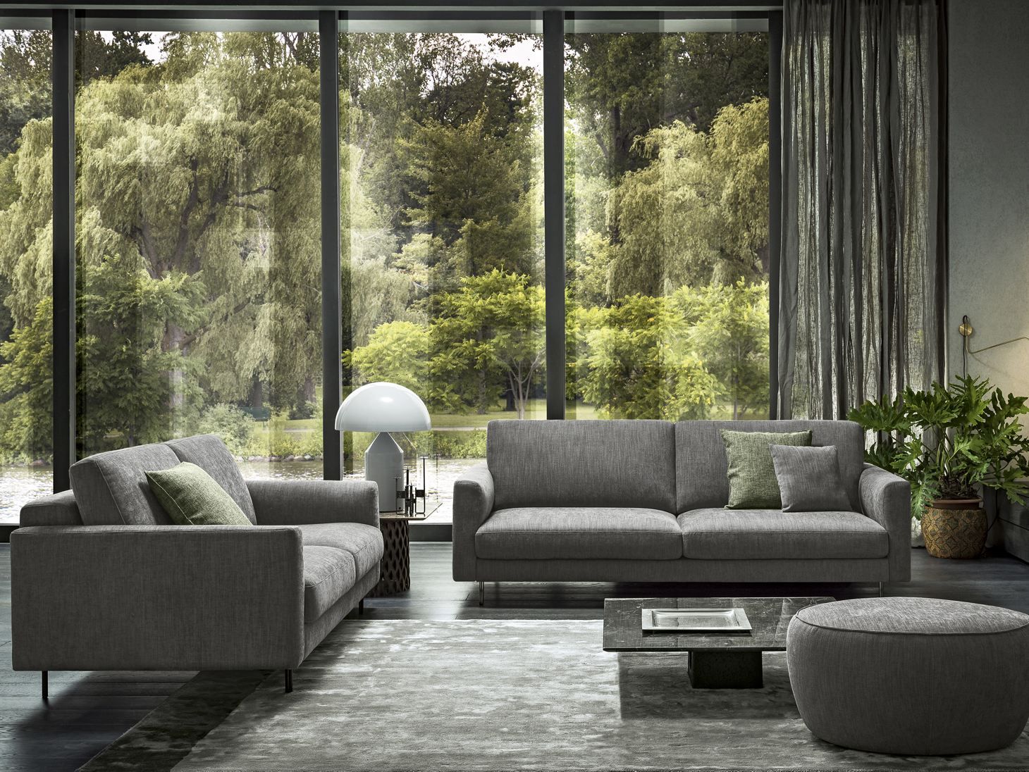 3-местный тканевый диван Felis Softliving ARCH-00107530 - Вид №1