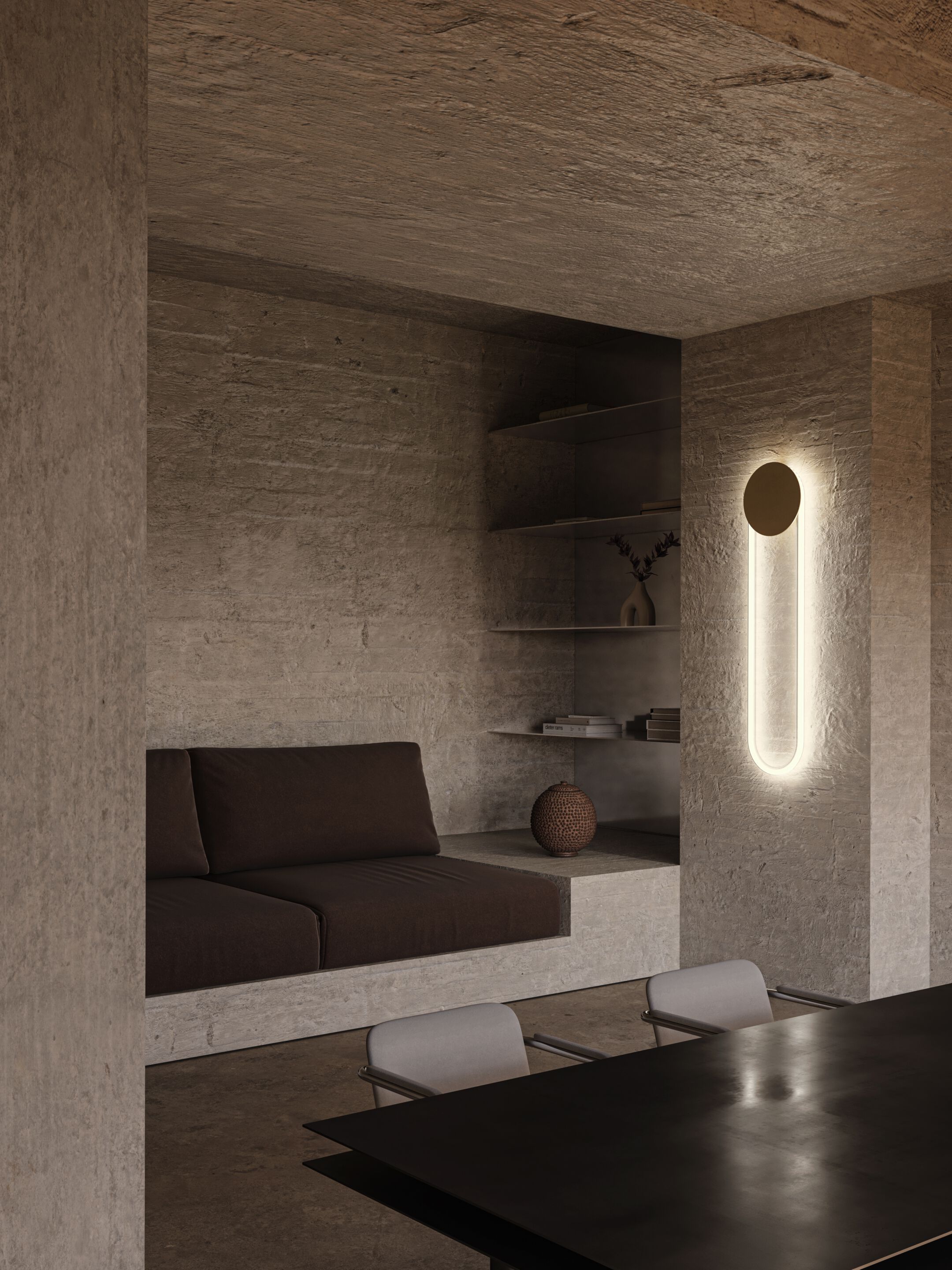 Стеклянный светодиодный настенный светильник Darmes Ra ARCH-00050010 - Вид №6