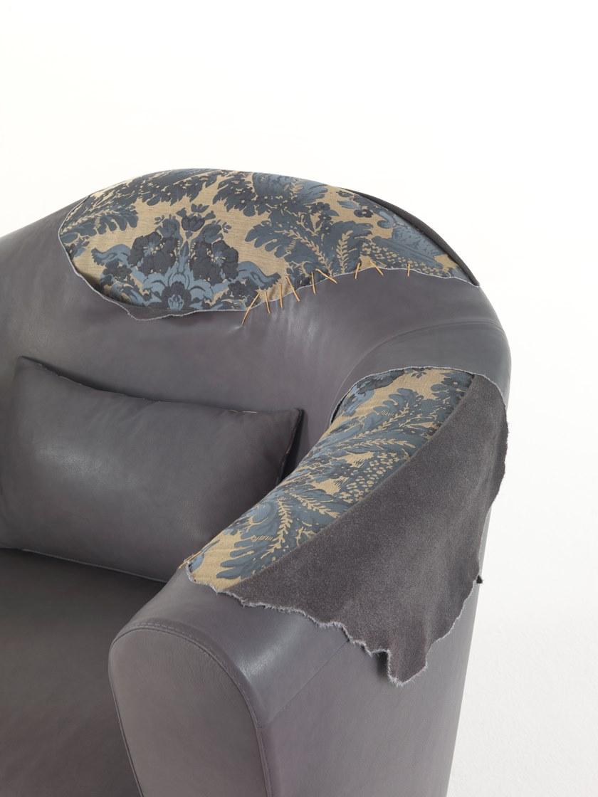 JCP UNIVERSE Кожаное кресло с подлокотниками Flygrade sun-id-1458101 - Вид №5