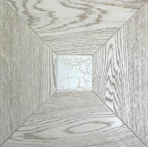 Модульный паркет Da Vinci Дуб Натур брашированная, гладкая (Брашированная, Гладкая) 780х780 мм.