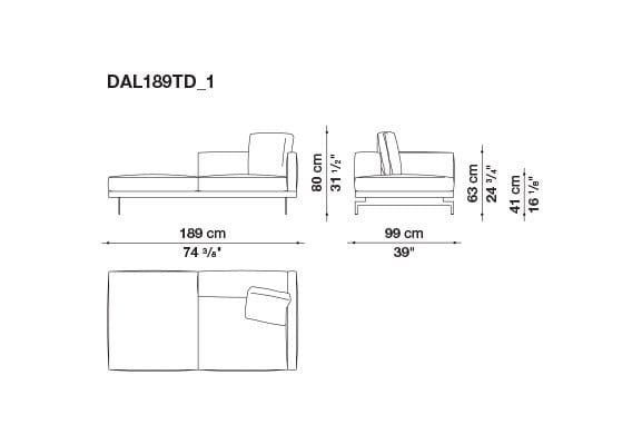 Кожаный диван B&B Italia док ARCH-00130675 - Вид №119