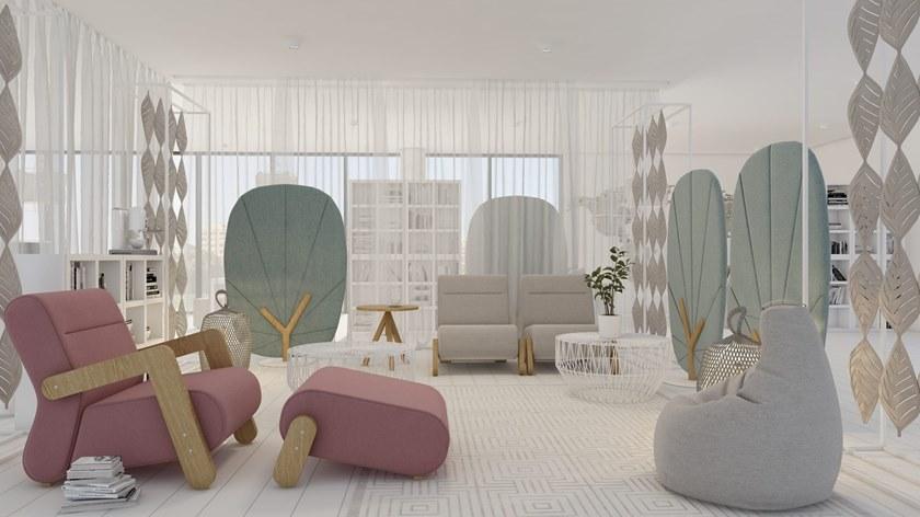 Mikomax Smart Office Кресло из шерсти с подставкой для ног sun-id-1440552 - Вид №4