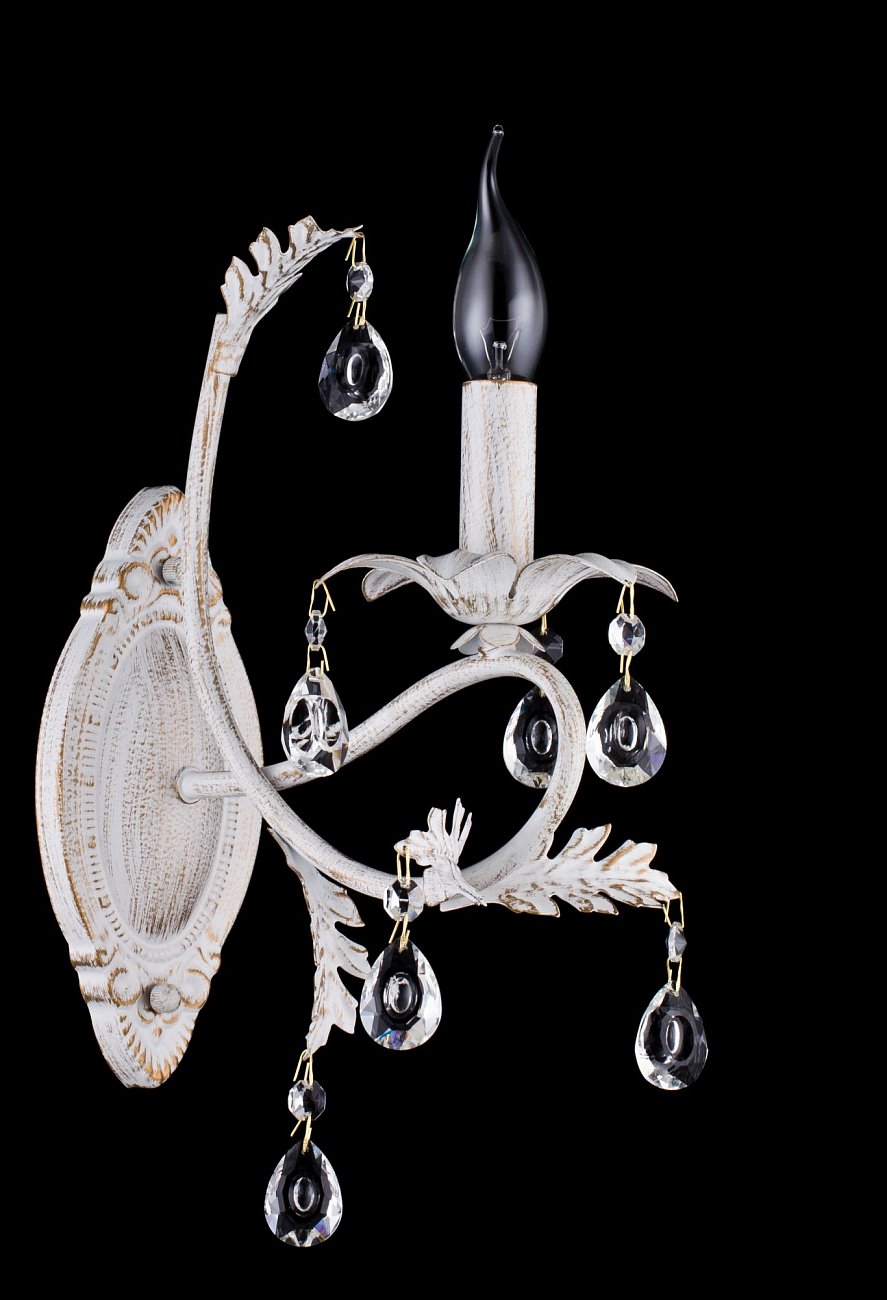 Бра настенное белое с золотым Dezi FR3040-WL-01-WG FREYA FLORISTIC 00-3957492 Белый  - Вид №2