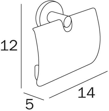 INDA® Держатель рулона из нержавеющей стали Inox A14260 - Вид №1