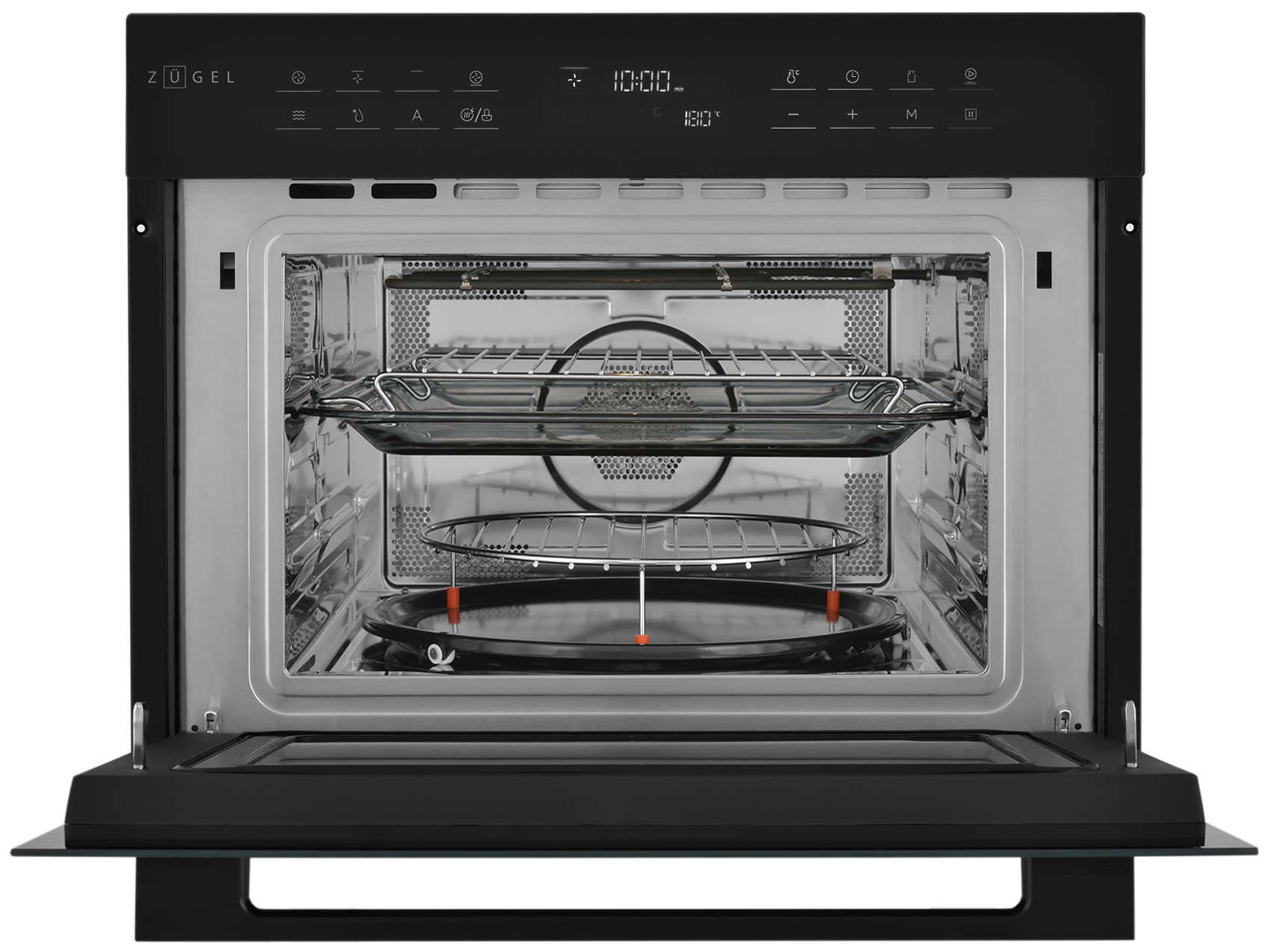9226435 Электрический духовой шкаф ZUGEL ZOE610B черный STDN-0074000 - Вид №1