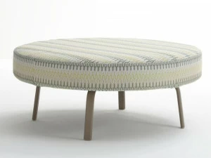 Roberti Круглый садовый пуф из ткани Key west 4246