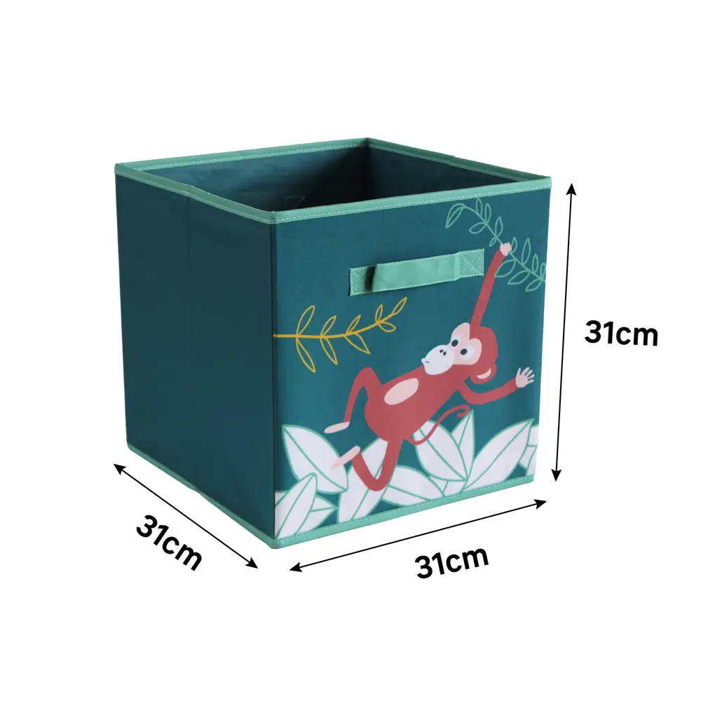 Короб Spaceo Kub 310x310x310 мм 29 л полиэстер 600D цвет зеленый 82675762 STLM-2151671 - Вид №2