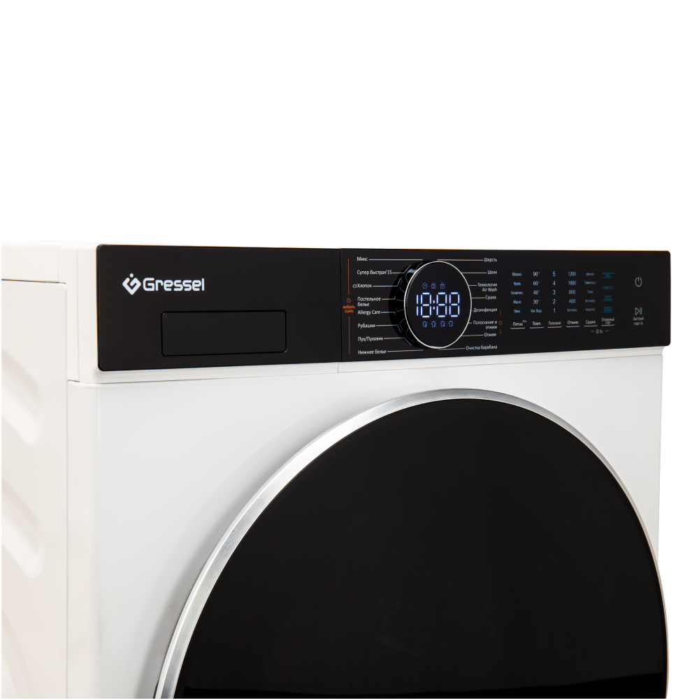9280766 Стирально-сушильная машина Gressel UWS601 белый STDN-0118724 - Вид №7