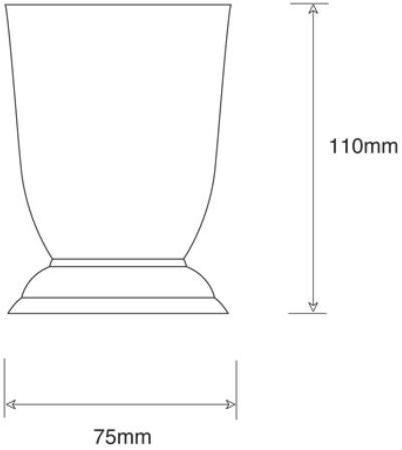 Gentry Home Отдельностоящий металлический держатель для зубных щеток Dame sun-id-1490023 - Вид №3