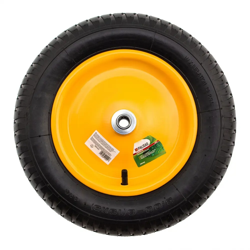 Колесо пневматическое PALISAD для садовой тачки 3.00-8 с подшипником 18513437 STLM-0011064 - Вид №2