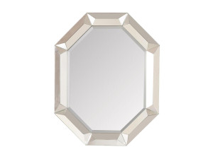 Восьмиугольное зеркало с рамкой из настенного стекла
