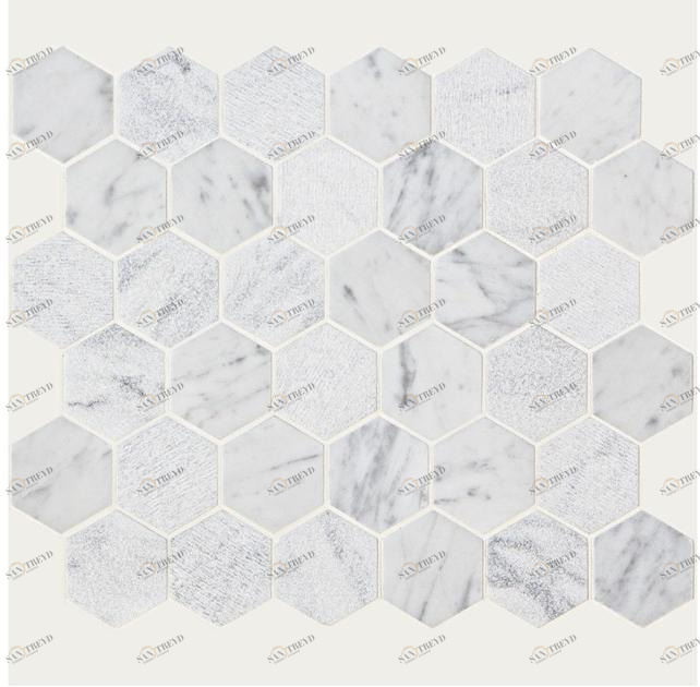 Ideamarmo Мраморная мозаика Esagonale Exg 601