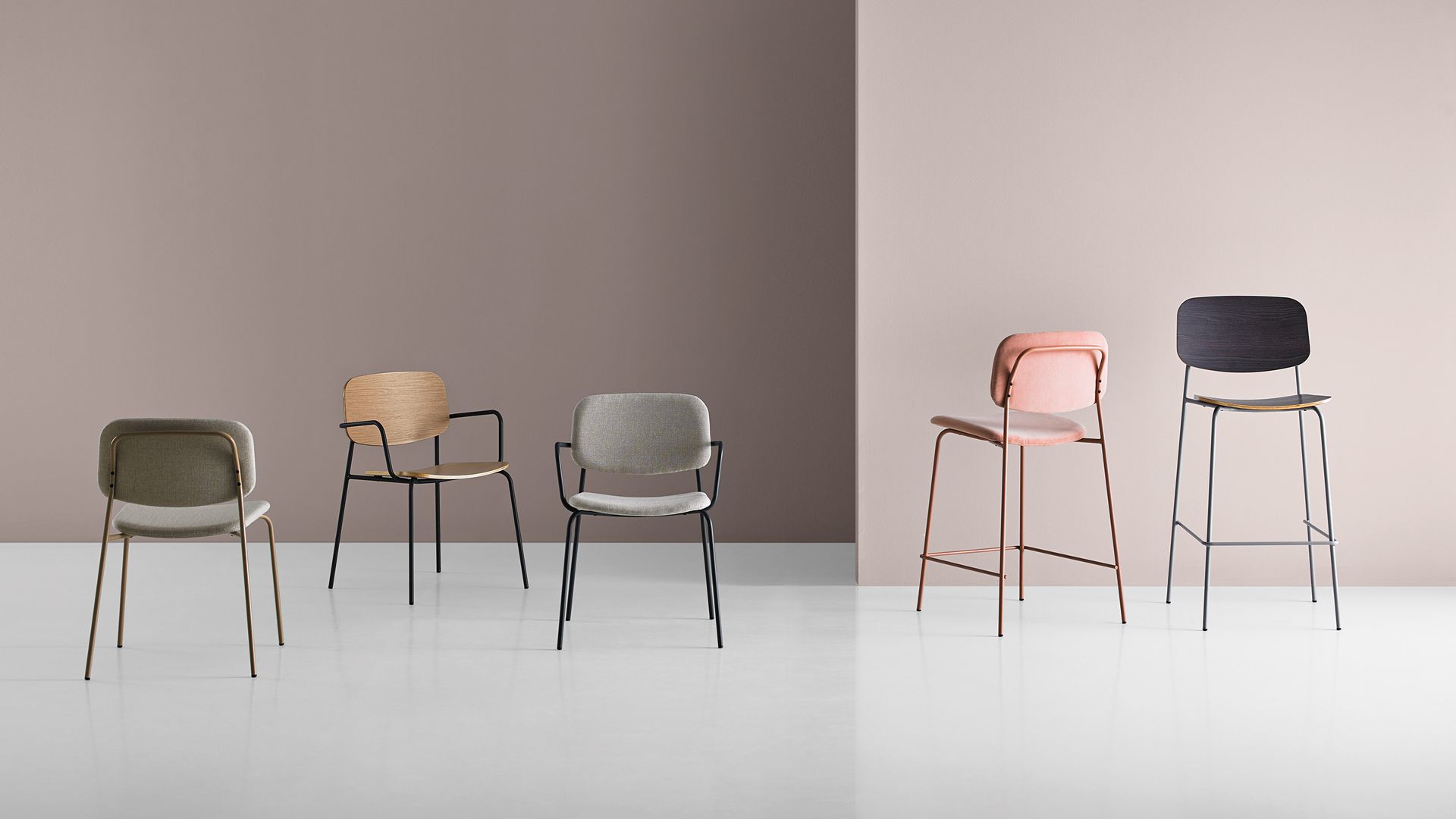 Тканевый мягкий стул со спинкой Mobboli Крышка ARCH-00106753 - Вид №3