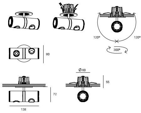 Milan Iluminacion Регулируемый светодиодный прожектор с диммером Robotic sun-id-1451909 - Вид №3