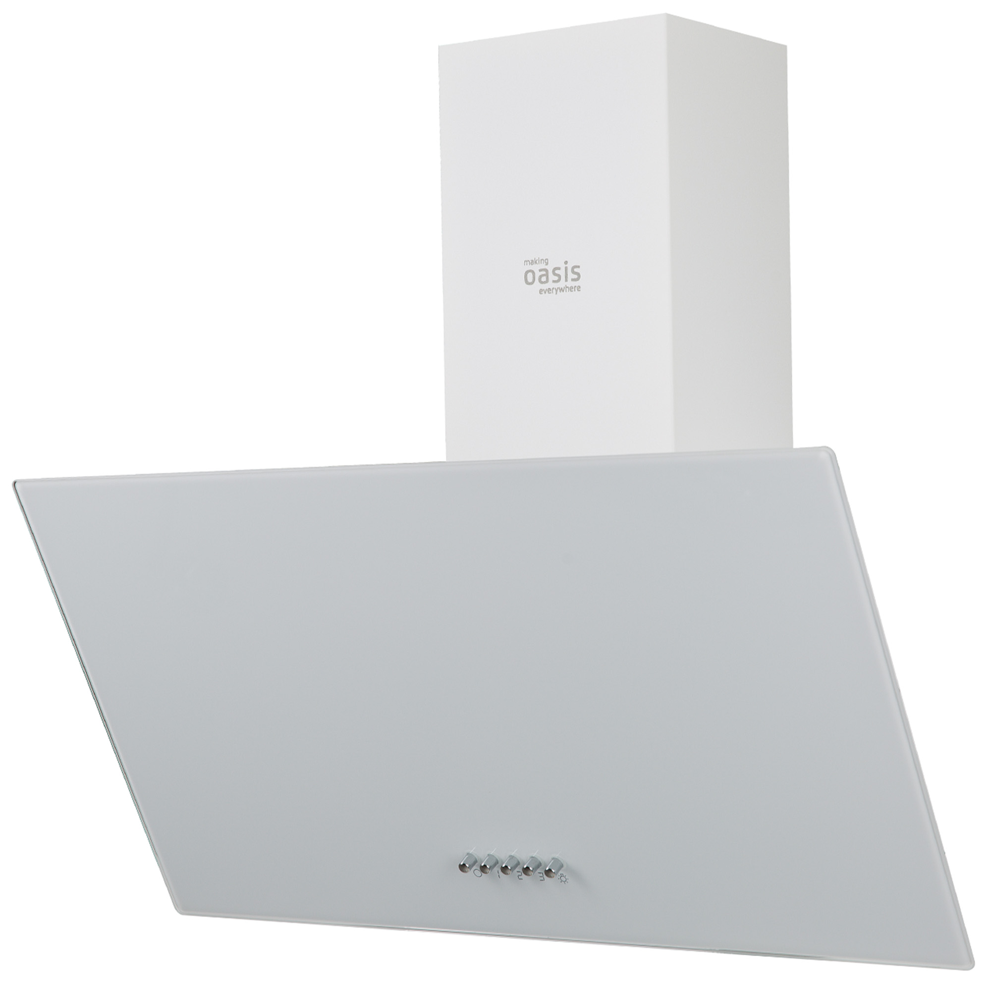 8198294 Вытяжка наклонная Oasis NP-60W белый/белый STDN-0042519 - Вид №1