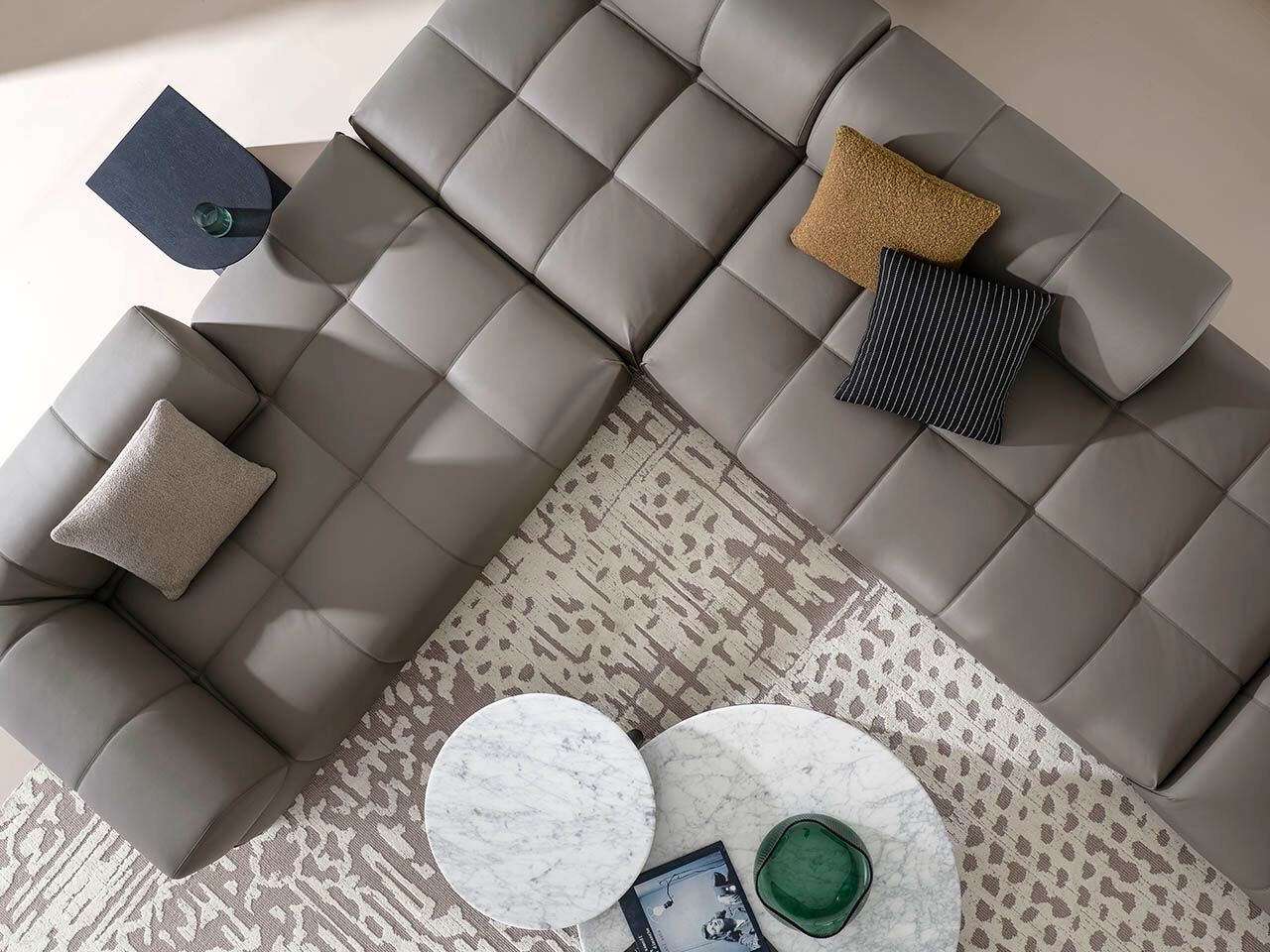 Кожаный диван HC28 maison PLAID ARCH-00053508 - Вид №4