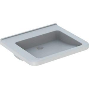 128666000 Раковина Geberit Renova Comfort Square, безбарьерная Geberit