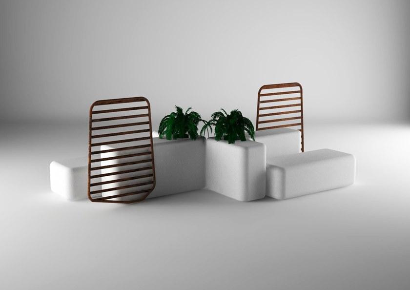 Manufatti Viscio Модульная скамья со встроенной сеялкой sun-id-1471038 - Вид №2