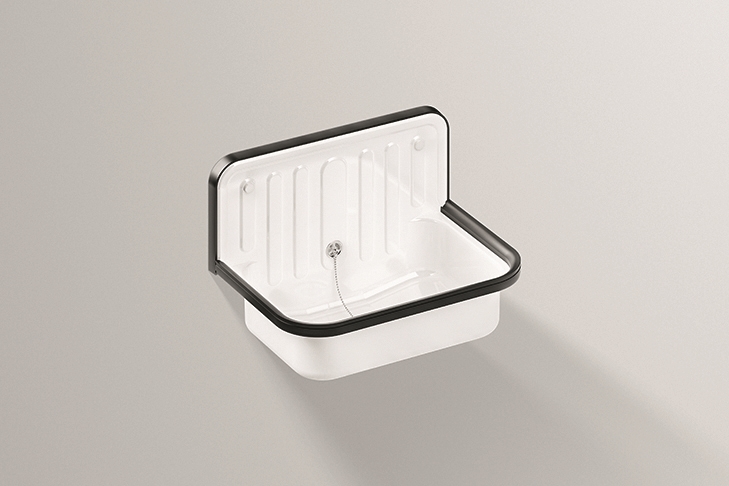 1200000000 Подвесная раковина настенная прямоугольная ALAPE  белая  - Вид №1