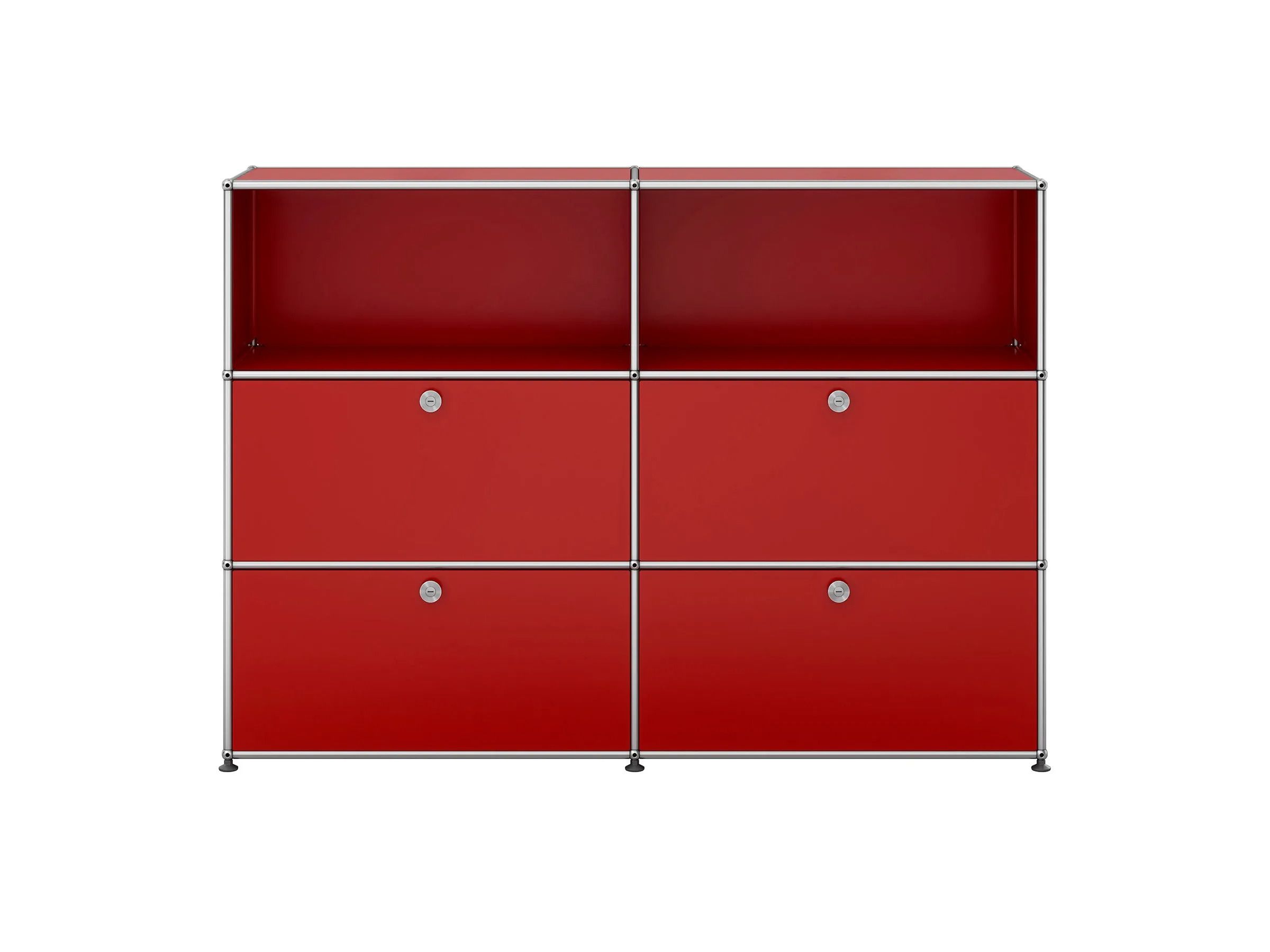 Секционный шкаф из стали с откидными дверцами USM USM SELECTION ARCH-00096321 - Вид №4