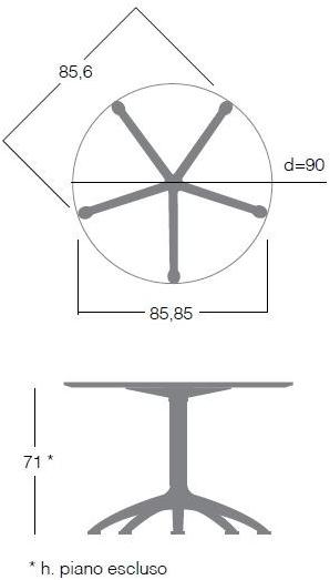 Segis Круглый хрустальный стол K sun-id-1455414 - Вид №5