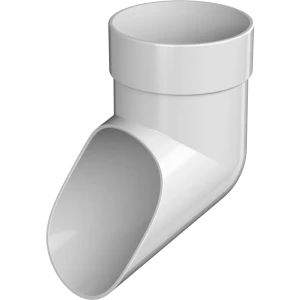Слив трубы Технониколь Оптима 120x80 мм белый 88331354 STLM-2151028