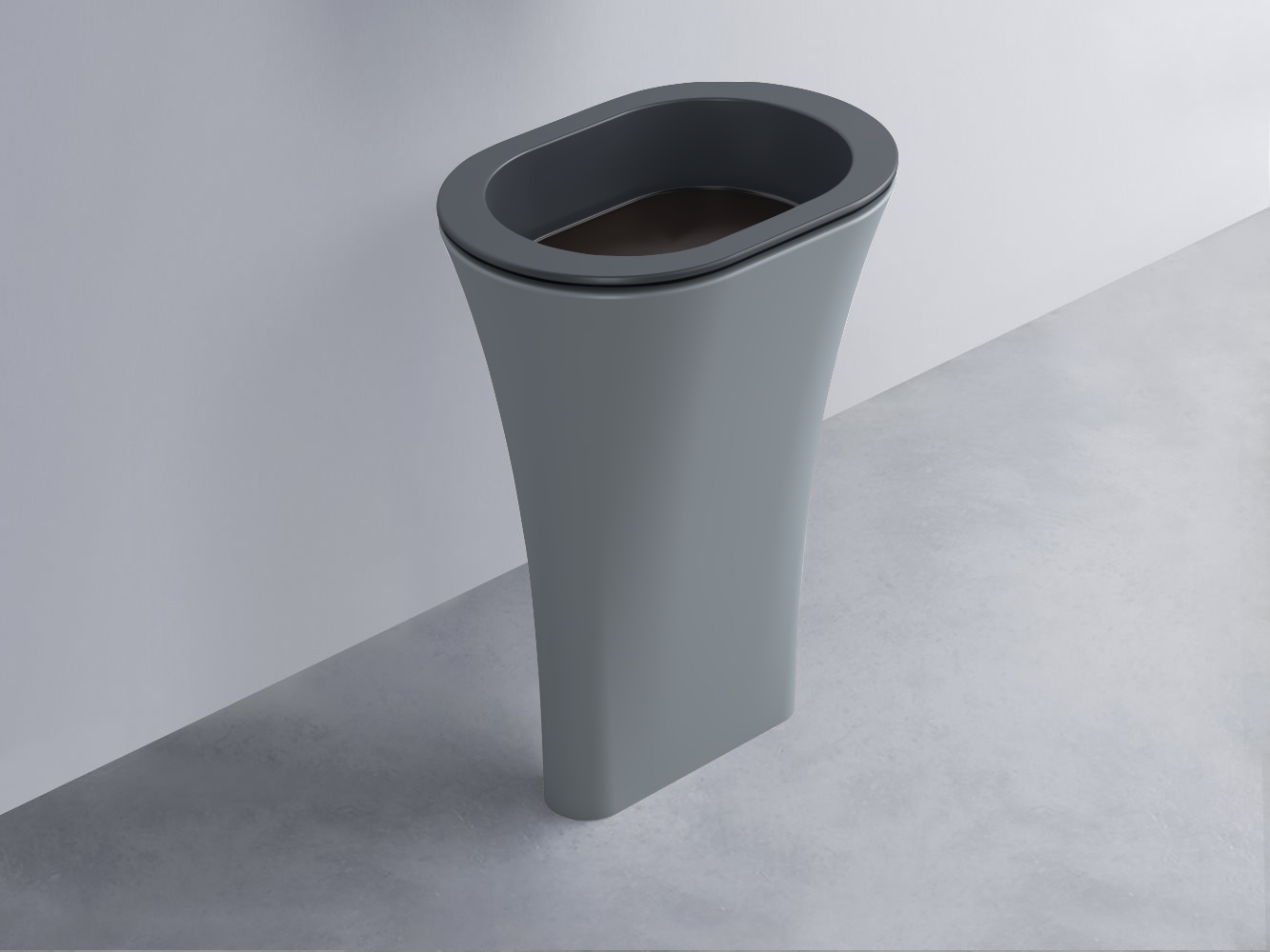 AMLA65-BA+AMPILO-LV+AMCOLO-BR Раковина Amedeo Ovale отдельностоящая cielo Enjoy + Amedeo Ceramica Cielo