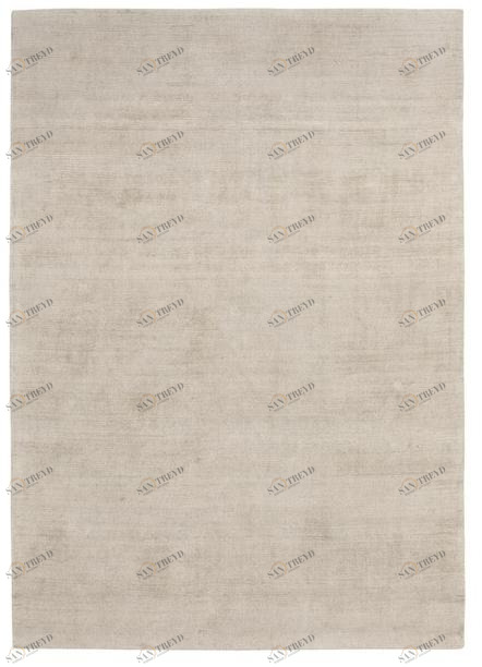 Toulemonde Bochart Однотонный прямоугольный ковер из шелка Linea sun-id-1411555