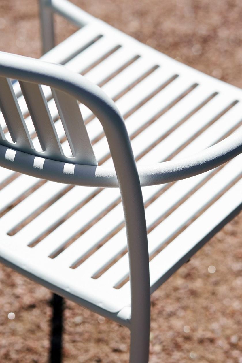 Tolix Садовый стул из нержавеющей стали с подлокотниками Patio 07393 - Вид №4