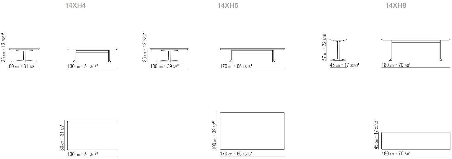 Flexform Прямоугольный стол из камня Fly sun-id-1355805 - Вид №2