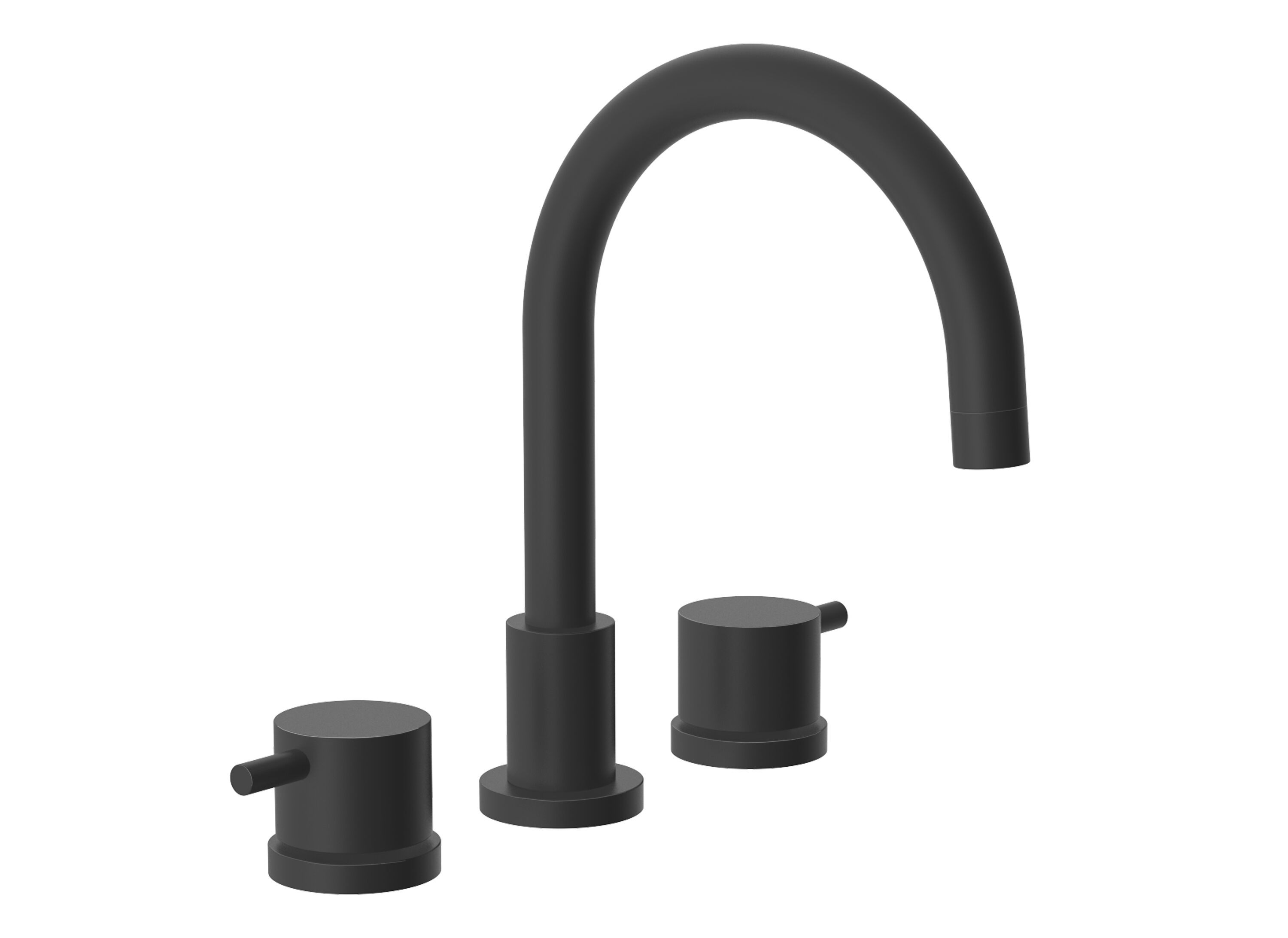 Смеситель для раковины с 3 отверстиями для пола с отдельными розетками BARIL Zip B66 ARCH-00137694 - Вид №2