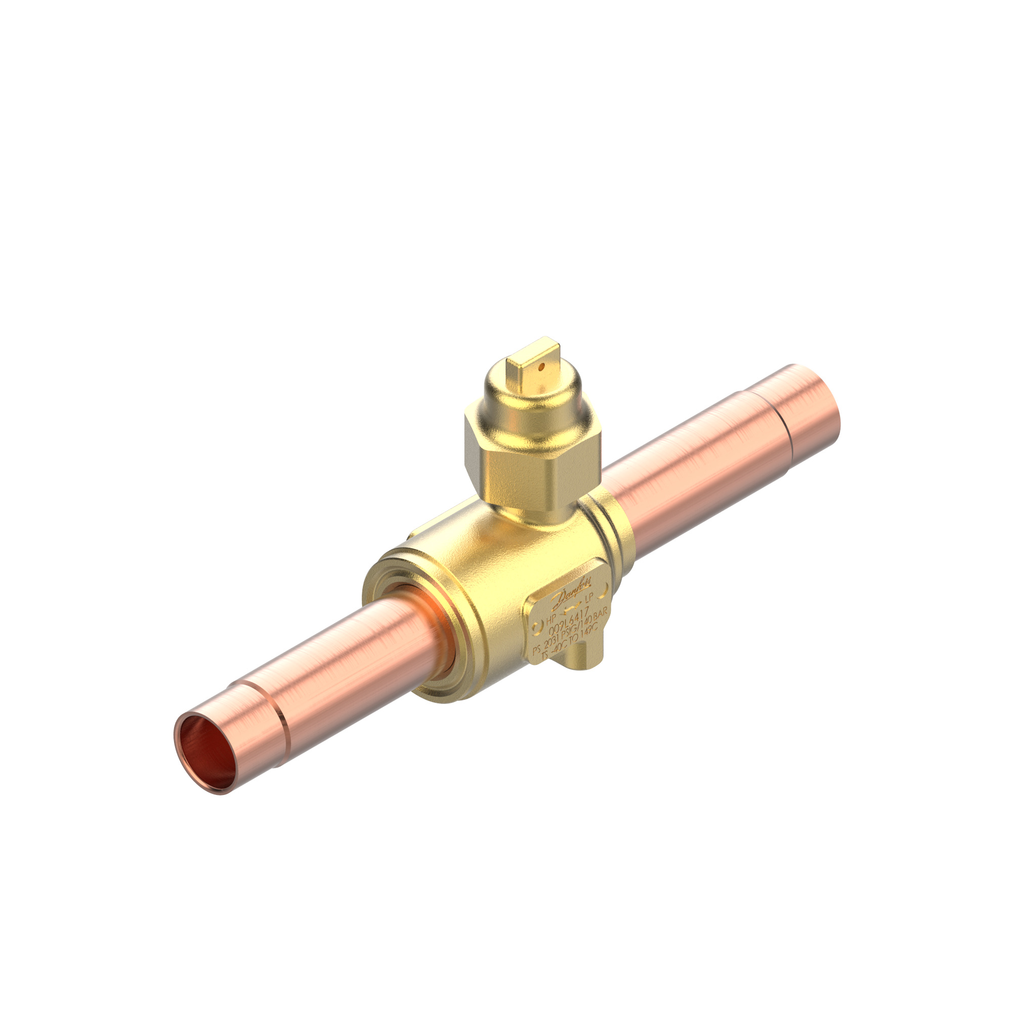 Danfoss GBCT — Запорные шаровые краны для CO2 140 бар GBCT 10s Кран шаровый 009L6582  - Вид №6