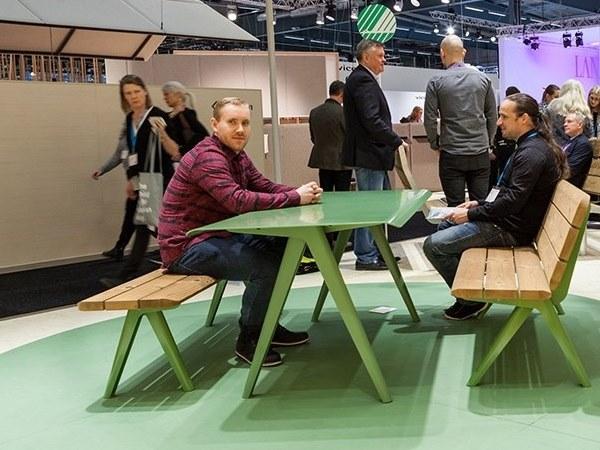 VESTRE Скамья из стали и дерева без спинки Nunu sun-id-1367646 - Вид №4