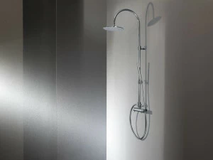 tender rain Настенная термостатическая душевая стойка из латуни с ручным душем Echo