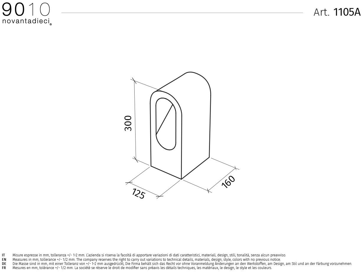 9010 novantadieci Светодиодный столбик из бетали®  1105a  - Вид №6