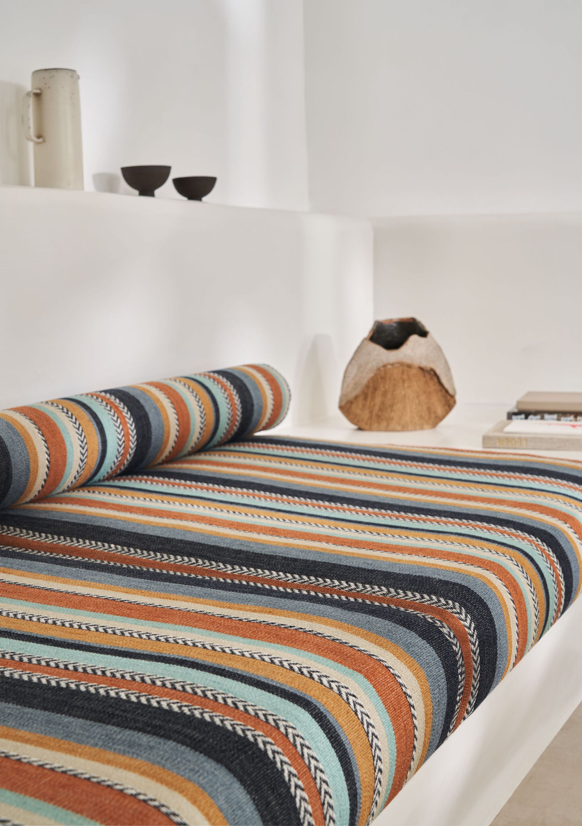 Полосатая ткань ручной работы Casamance Costa Nova ARCH-00118097 - Вид №2