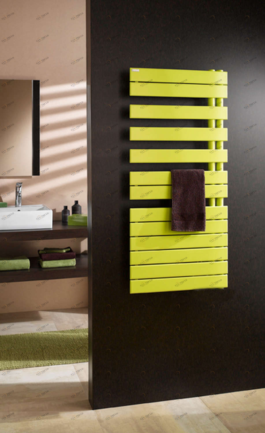 Водяной радиатор FR168-055 Fassane Spa Asymétrique à droite Acova 1676 