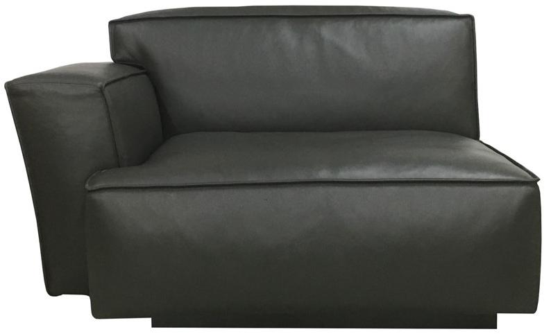 Duvivier Canapés Угловое модульное кожаное кресло с подлокотниками Auguste Augbdg11, augbdg12 - Вид №2