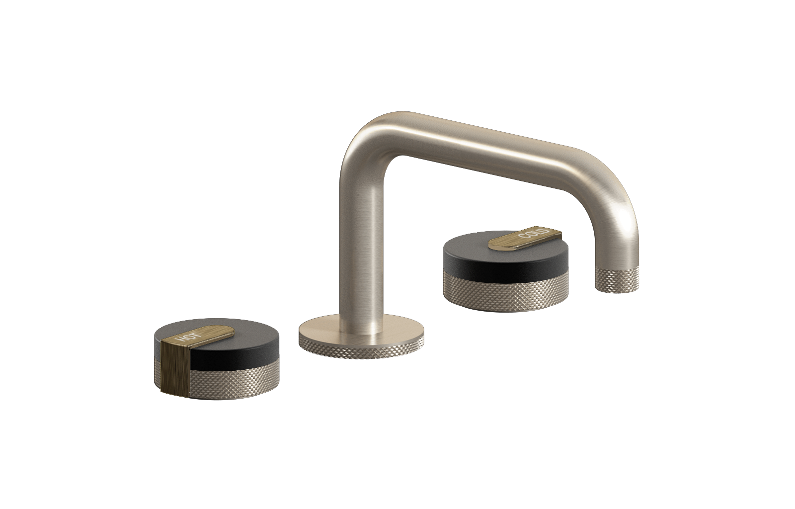 E-11510-R1MBK-L1VBB-BNi Смеситель для умывальника на 3 отвертия GRAFF MOD+