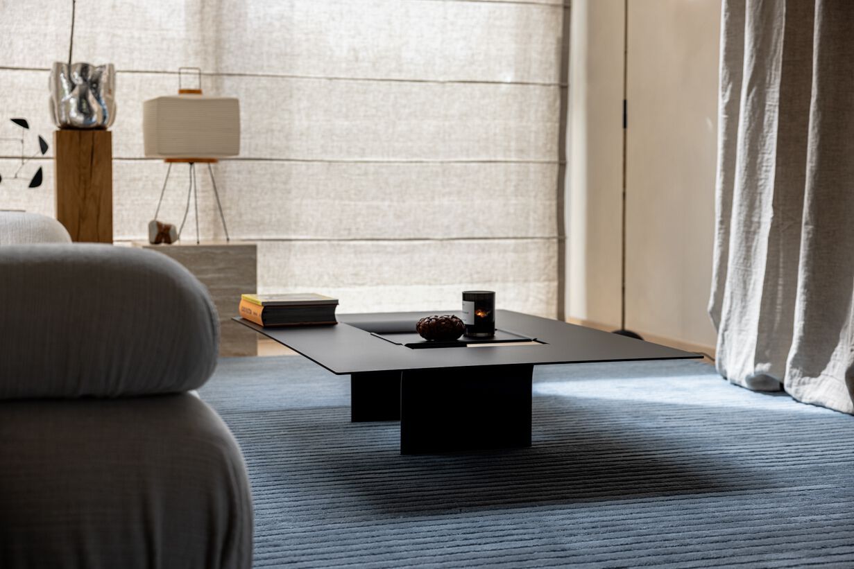 Низкий журнальный столик из листового металла Metallbude CUT ARCH-00111188 - Вид №4