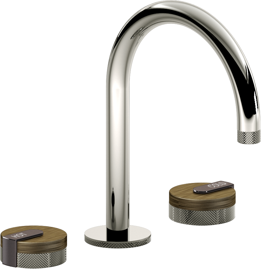 E-11512-R1VBB-L1OX-PC Смеситель для умывальника на 3 отвертия GRAFF MOD+